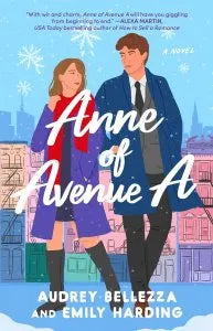 Cover of Anne of Avenue A novel featuring a man and woman walking in a city with the title in white text