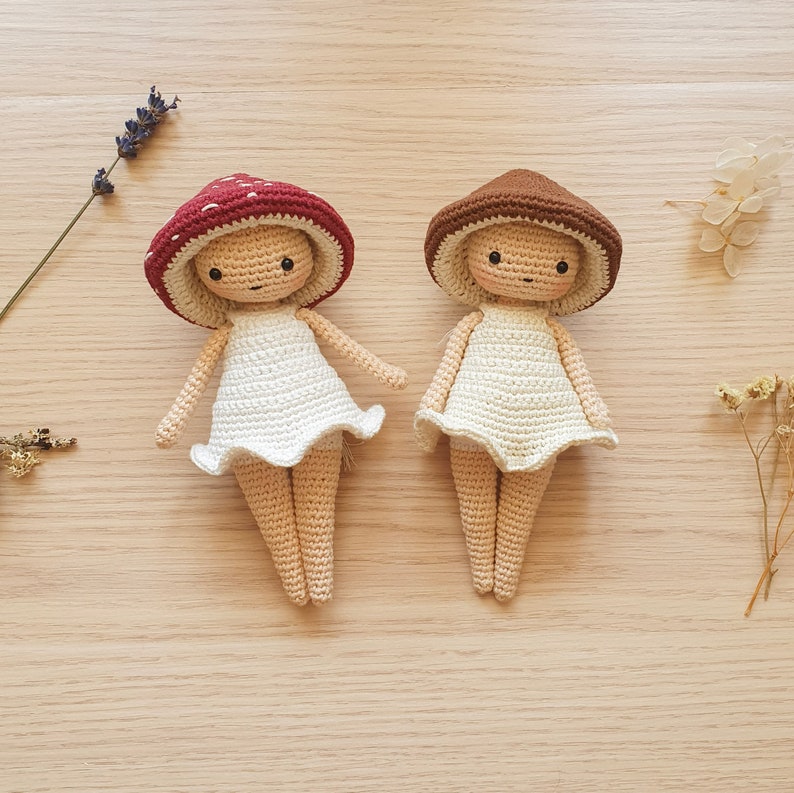 Mushroom Sprite - critter stitch crochet pattern / amigurumi