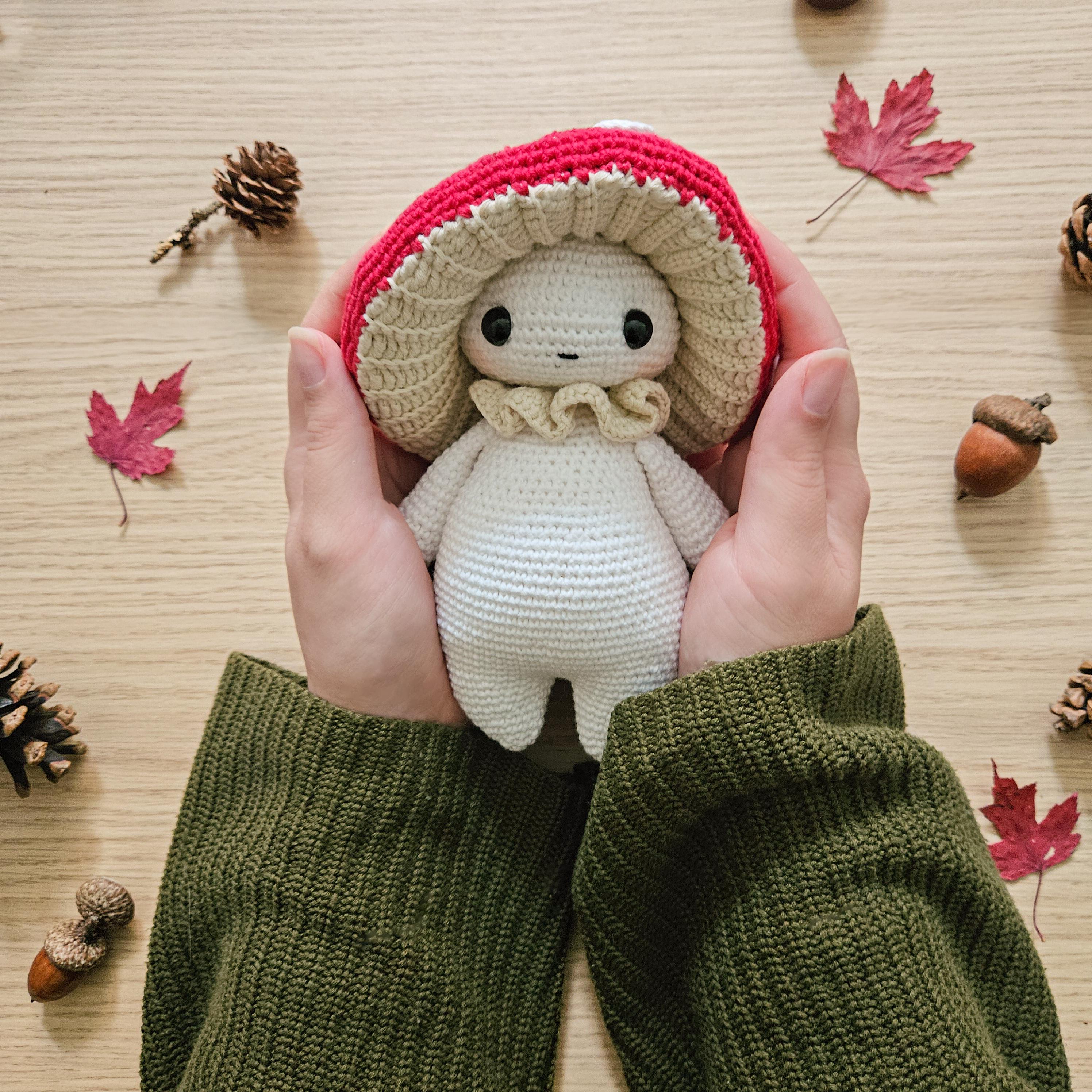 Enchanting Mushroom Guy Crochet Pattern - Amigurumi Critter Stitch for Beginners