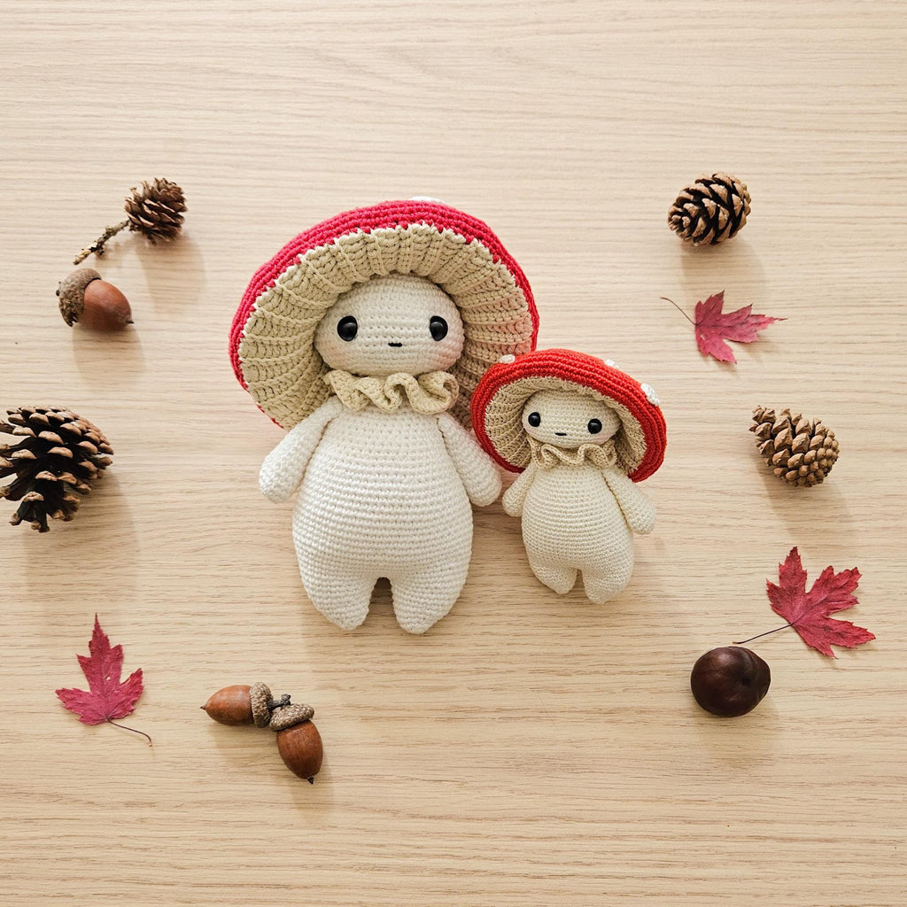 Enchanting Mushroom Guy Crochet Pattern - Amigurumi Critter Stitch for Beginners