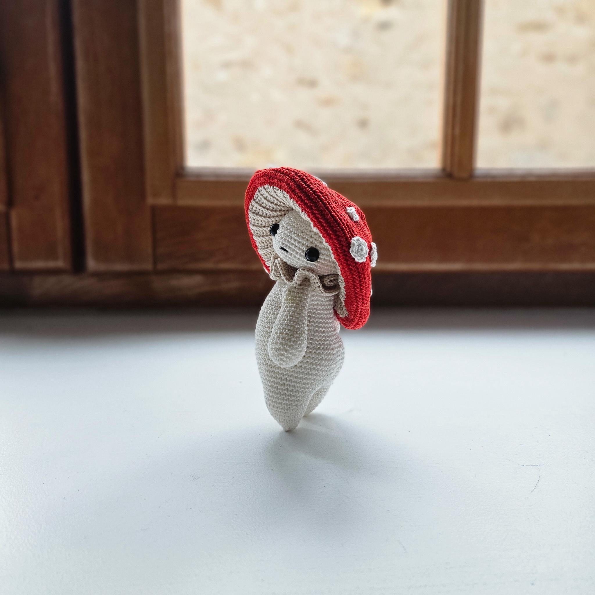 Enchanting Mushroom Guy Crochet Pattern - Amigurumi Critter Stitch for Beginners