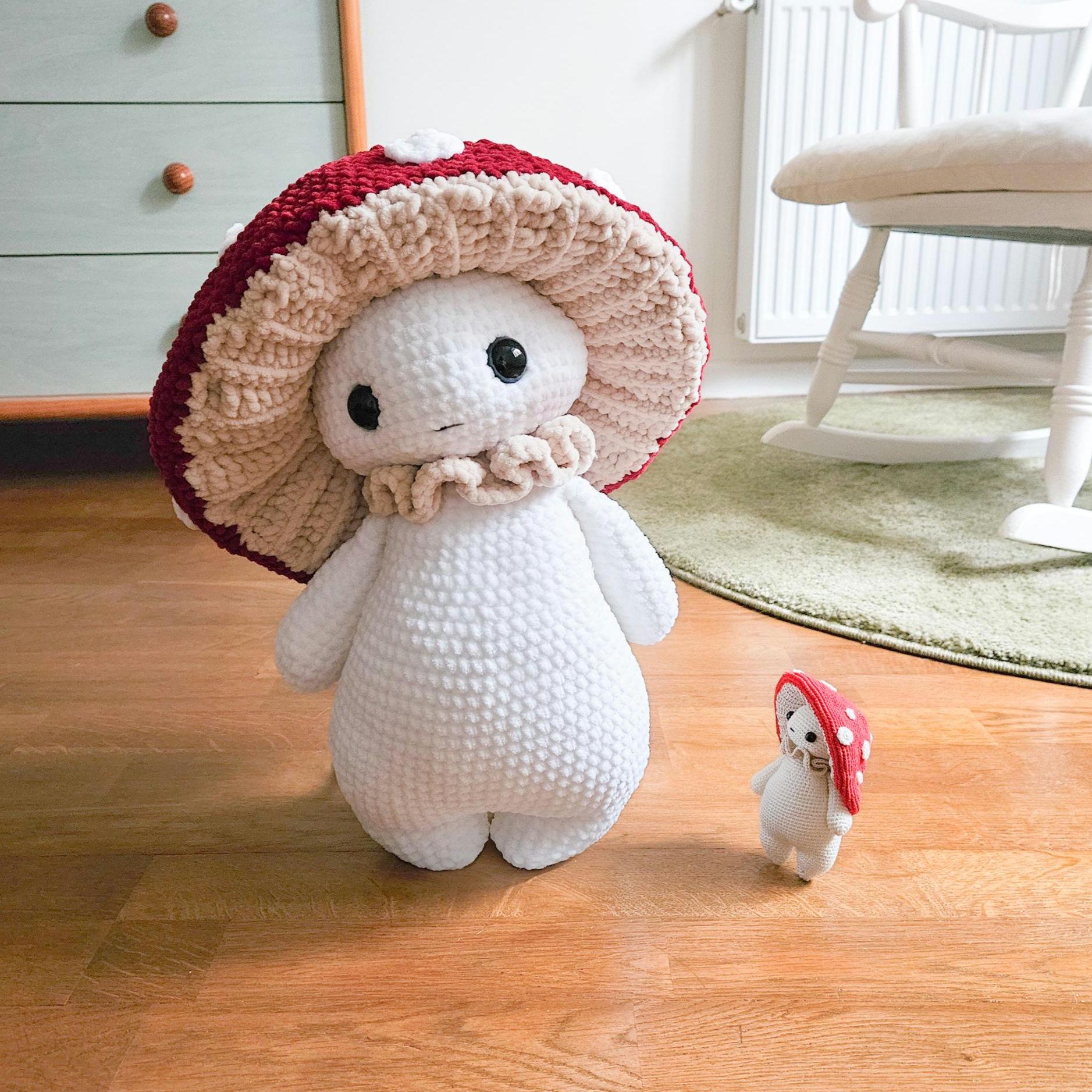Enchanting Mushroom Guy Crochet Pattern - Amigurumi Critter Stitch for Beginners